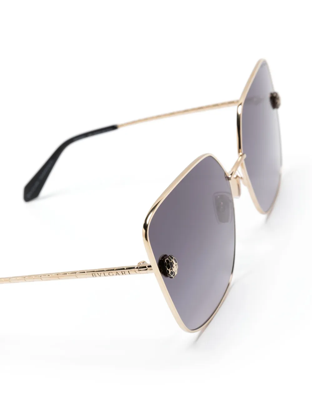 Bvlgari Serpenti zonnebril met oversized montuur Goud