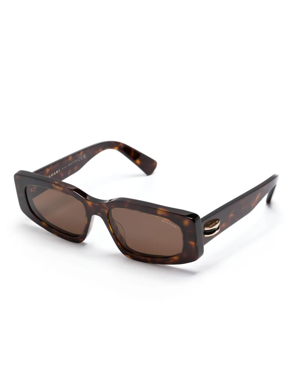 Bvlgari B.zero1 square-frame glasses - Bruin