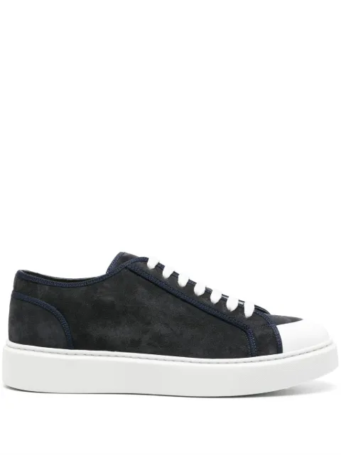 Doucal's rubber-toecap suede sneakers