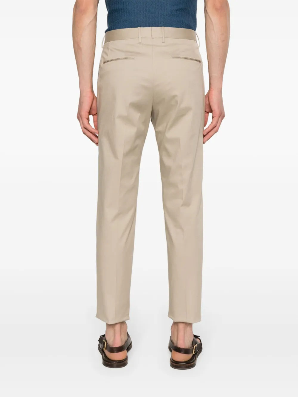 Tagliatore Mid waist pantalon Beige