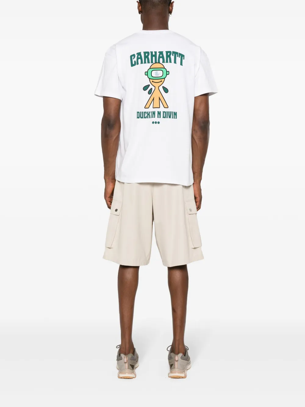Carhartt WIP Duckin' cotton T-shirt - Wit