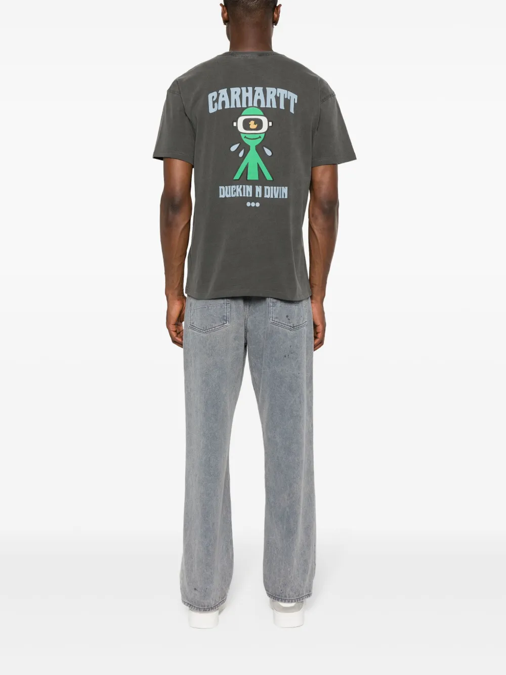 Carhartt WIP Duckin' cotton T-shirt - Grijs