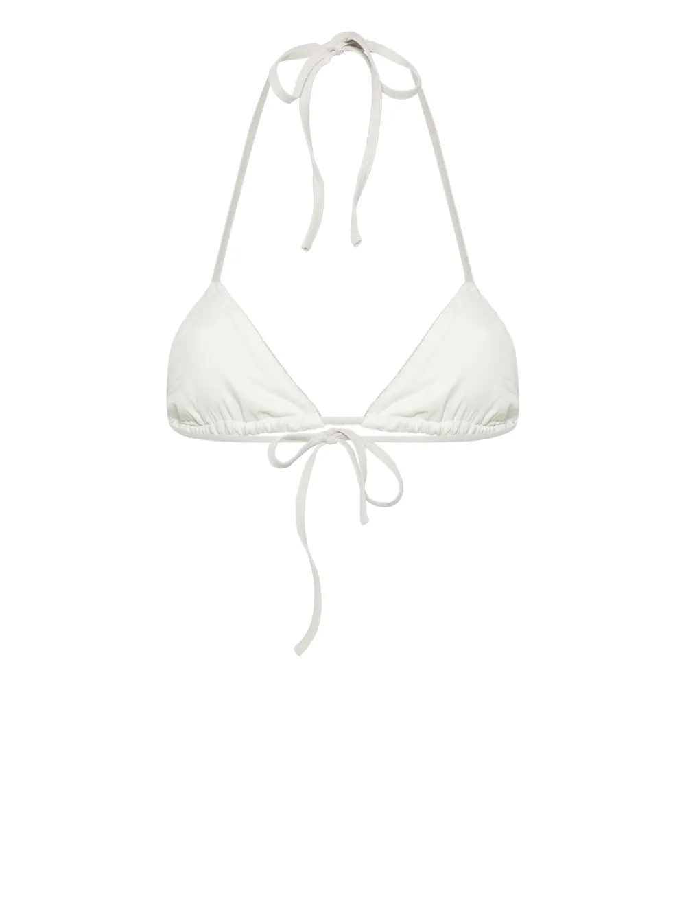Lardini lurex triangle bralette - Beige