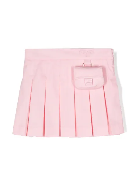 Fendi Kids pleated mini skirt