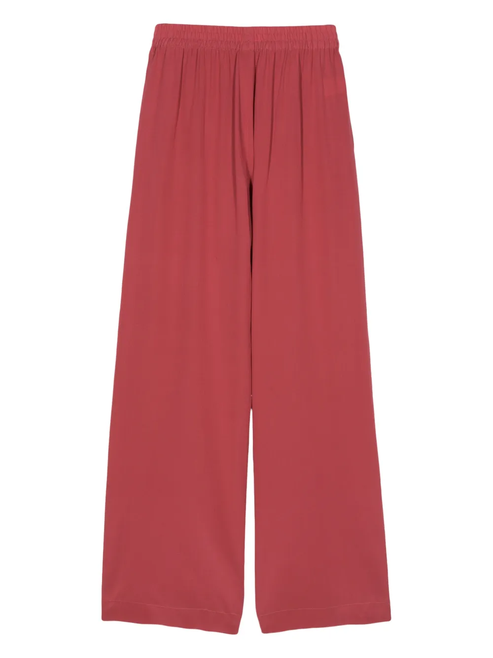 Shop Gianluca Capannolo Antonella Silk Palazzo Pants In Pink