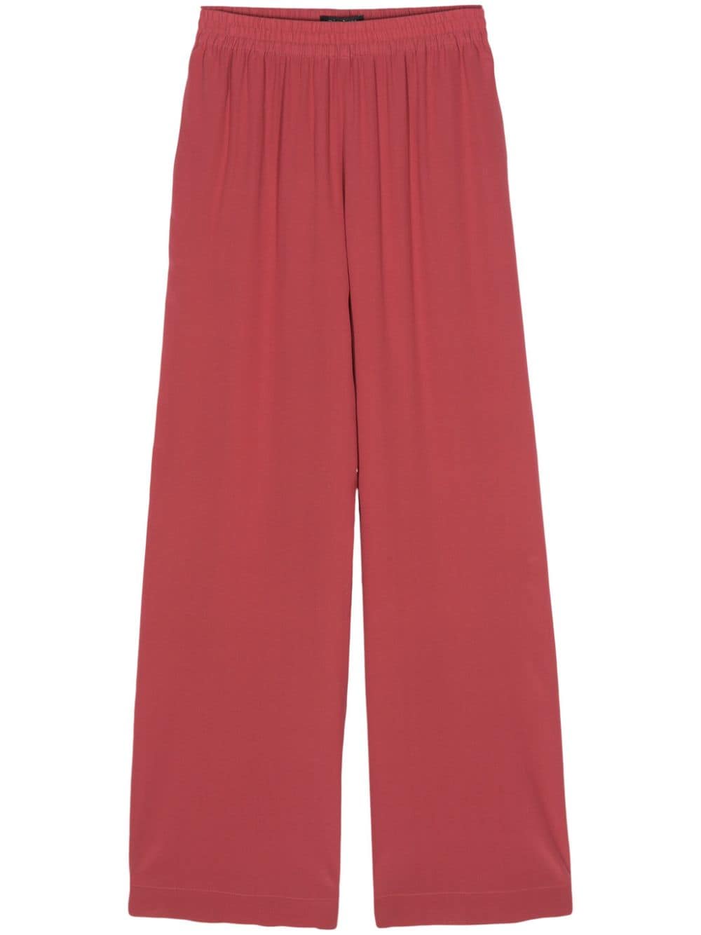Gianluca Capannolo Antonella Silk Palazzo Pants In Red