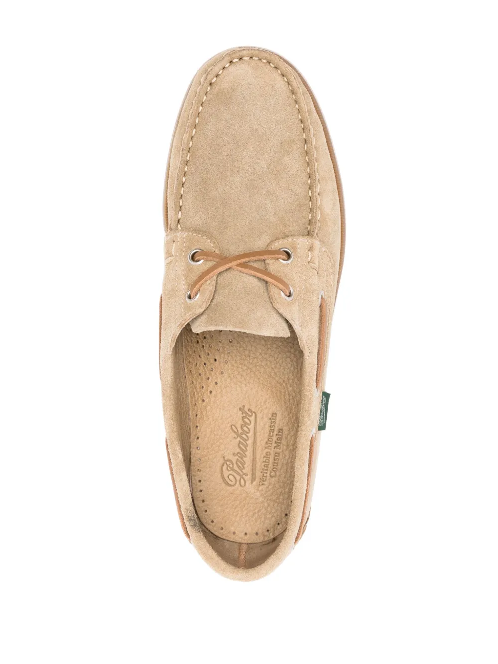 Shop Paraboot Barth Boat Shoes In Neutrals