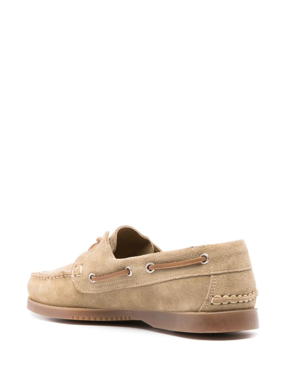 Shop Paraboot Barth Boat Shoes In Neutrals