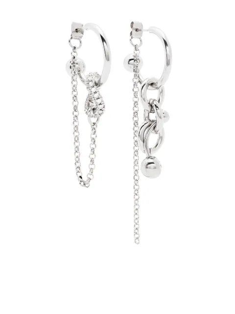 Justine Clenquet Abel crystal-embellished earrings