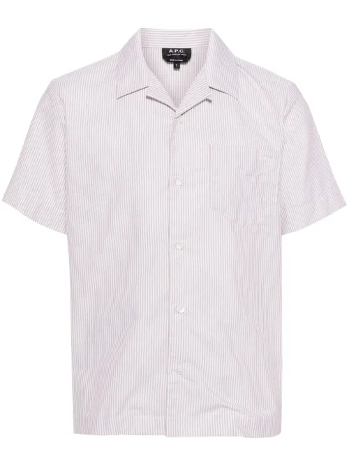 Chemise en coton à rayures - A.P.C. - Modalova