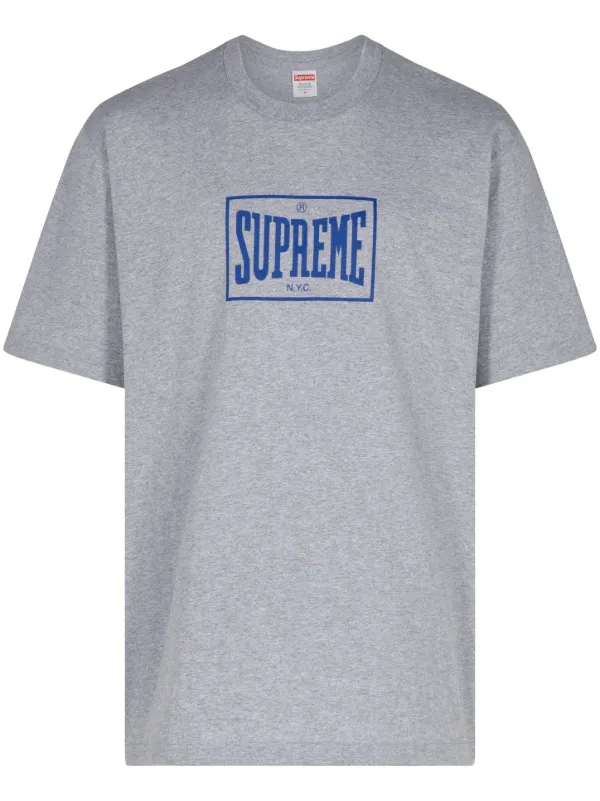Supreme t shirt Warm Up Grey Gris FARFETCH TN