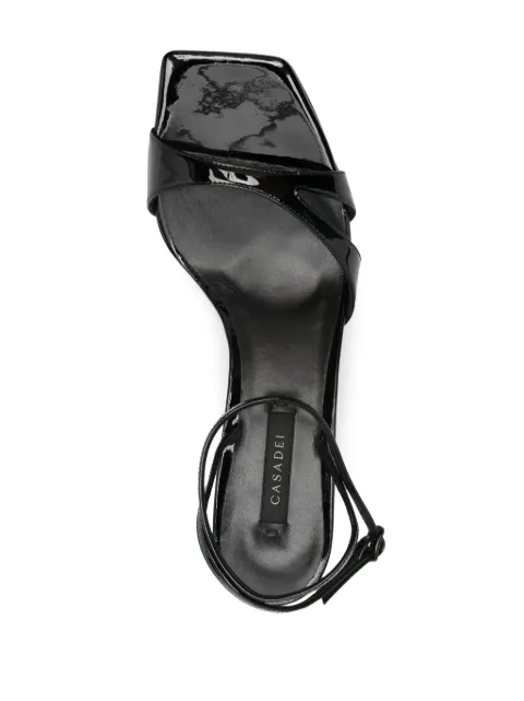 Casadei cut-out patent-leather sandals 1L205X0501TIFFA - 3