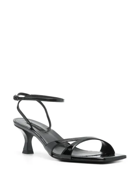 Casadei cut-out patent-leather sandals 1L205X0501TIFFA - 1