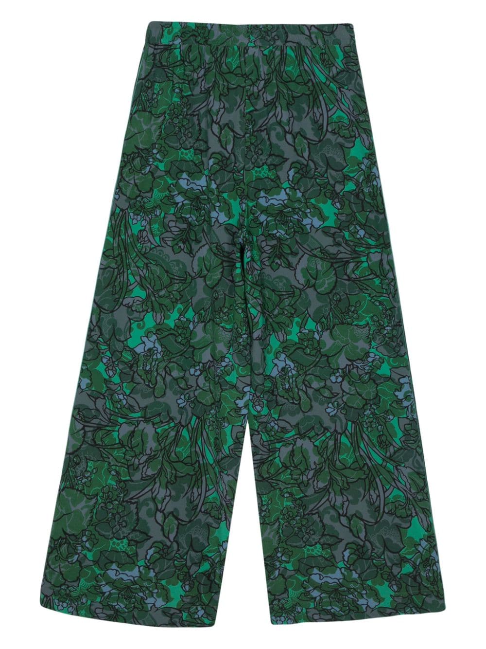 Shop Pierre-louis Mascia Adanastr Wide-leg Trousers In Green