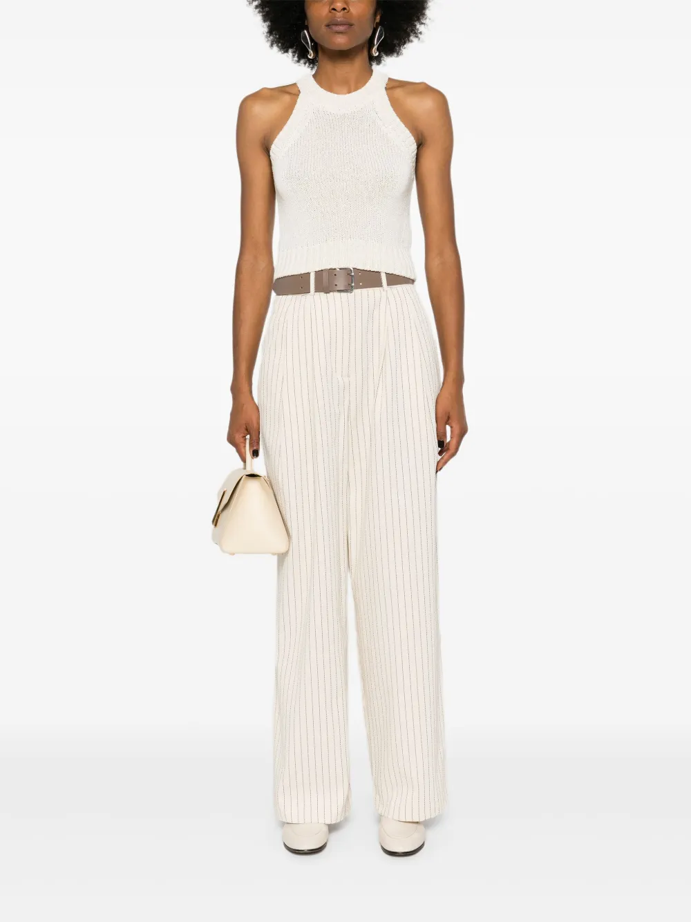 Wild Cashmere Jada gebreide top - Wit