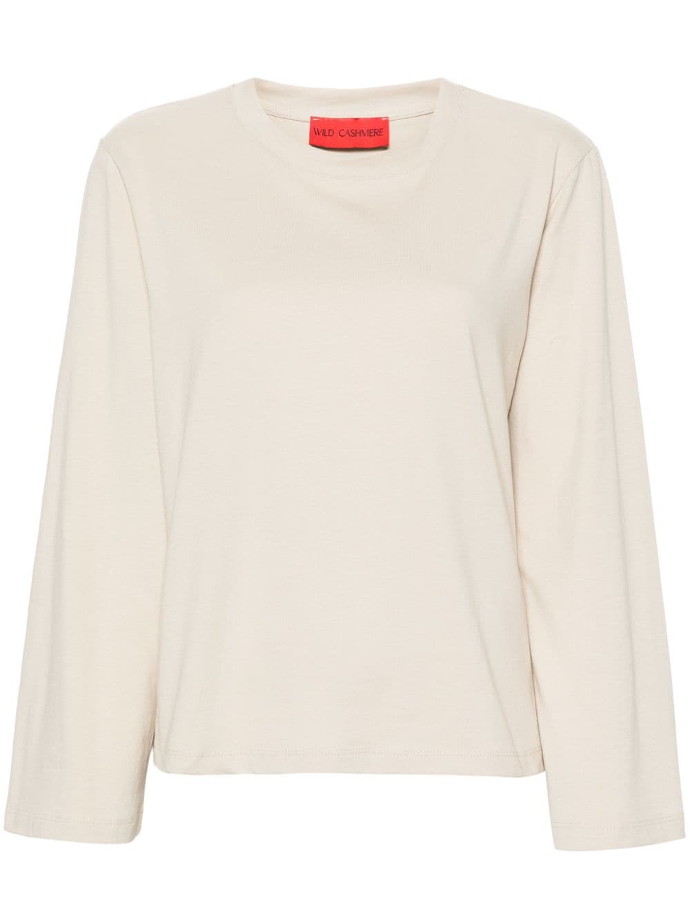 Wild Cashmere Elisa Jersey T-shirt In Neutral