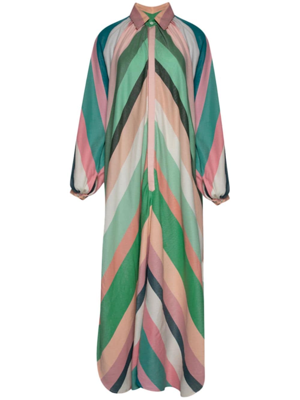 Marrakshi Life Maxi-jurk met chevron streep Roze