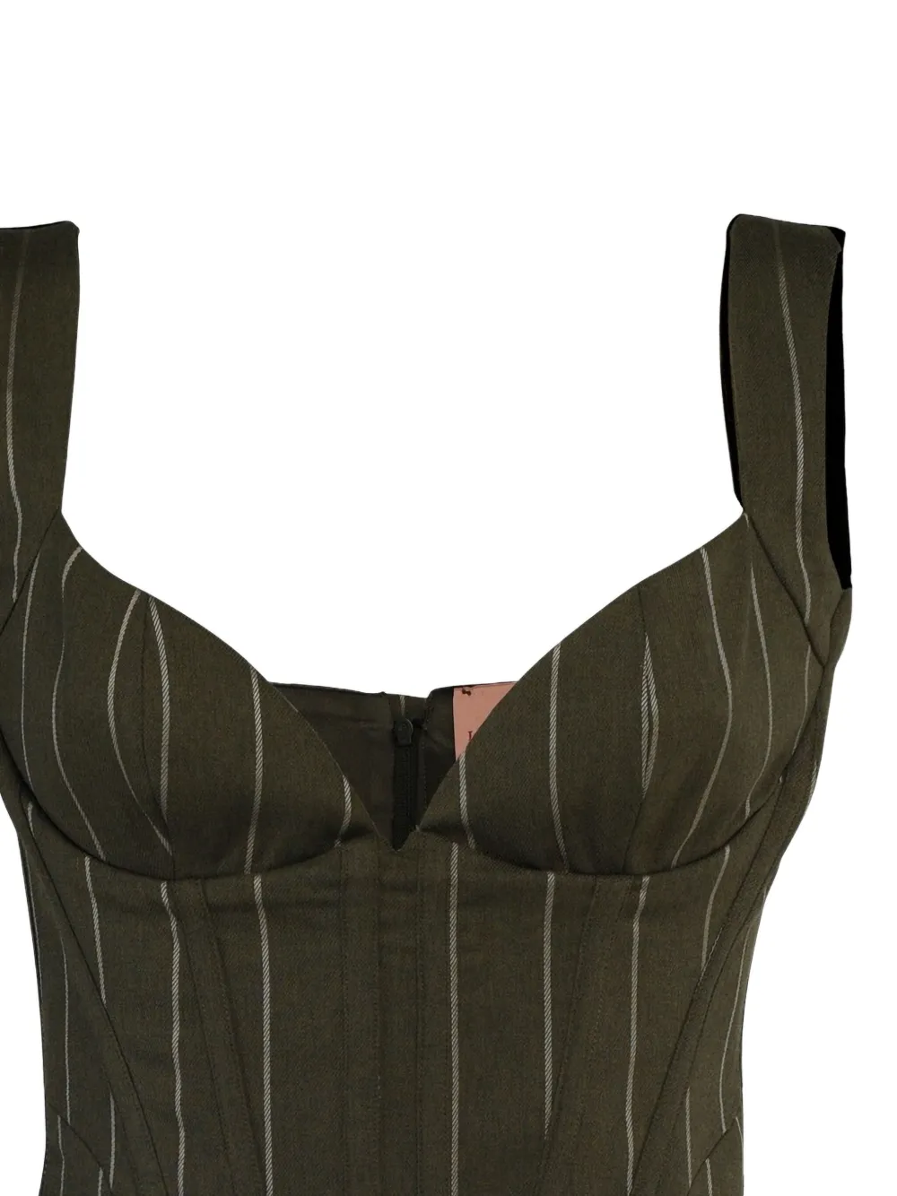 La Semaine pinstripe corset top | Blouses | Image 2