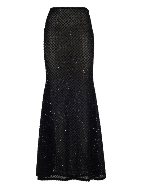 La Semaine sequin-embellished fishtail maxi skirt