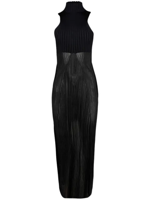 Alexander Wang ribbed cutaway maxi tunic