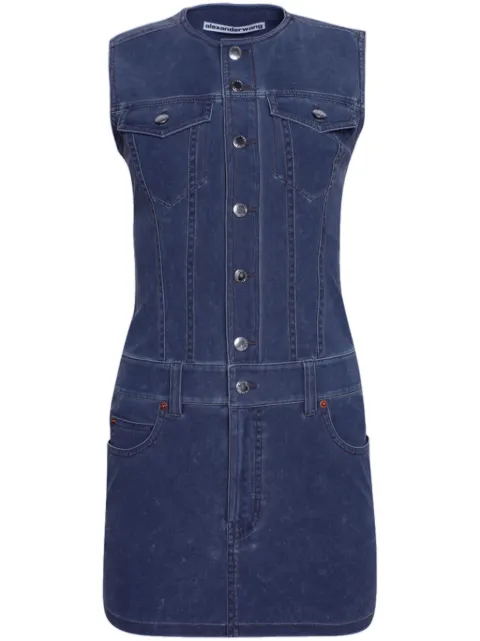 Alexander Wang denim bodycon mini dress