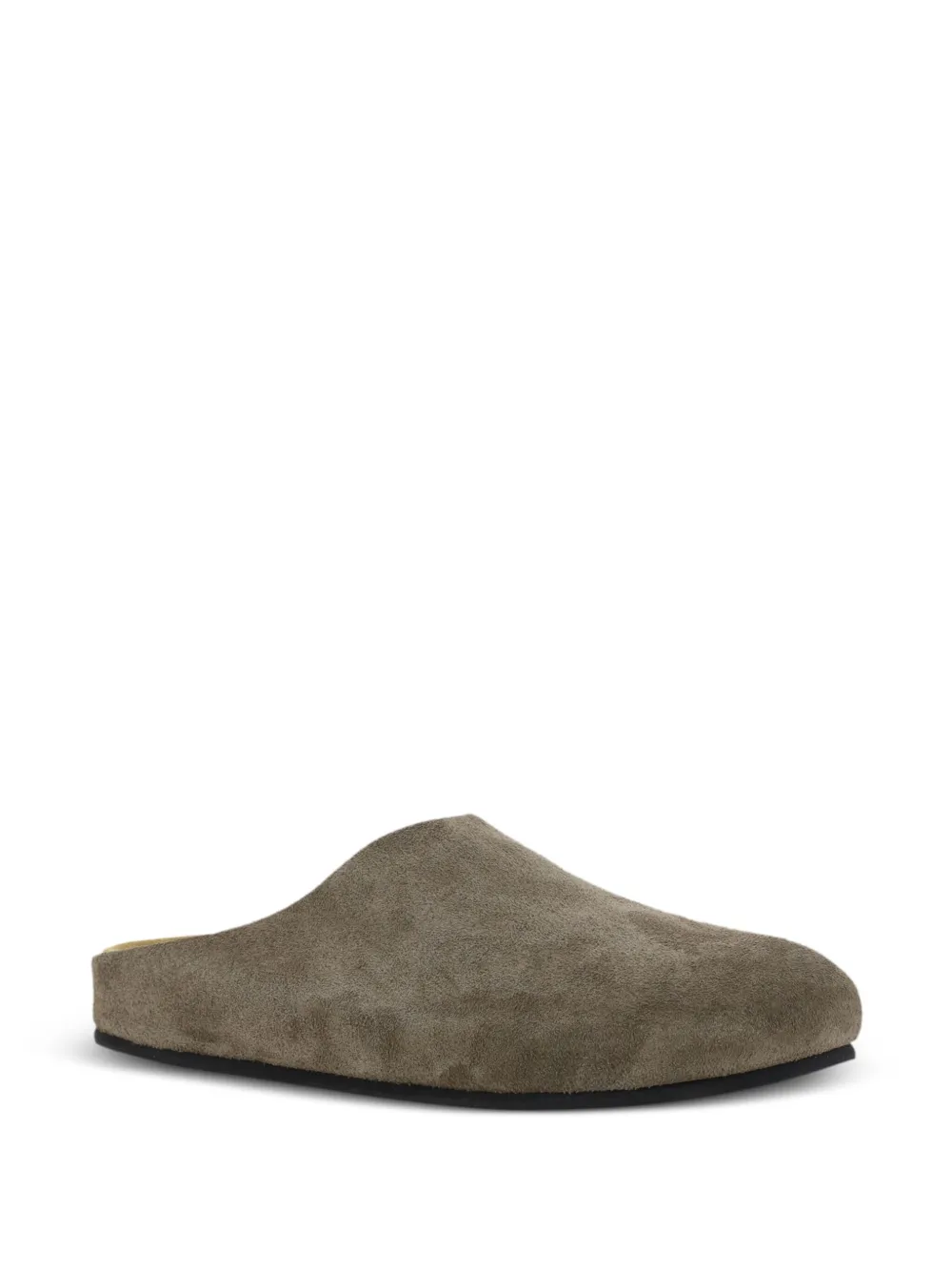 The Row Hugo suède slippers - Bruin