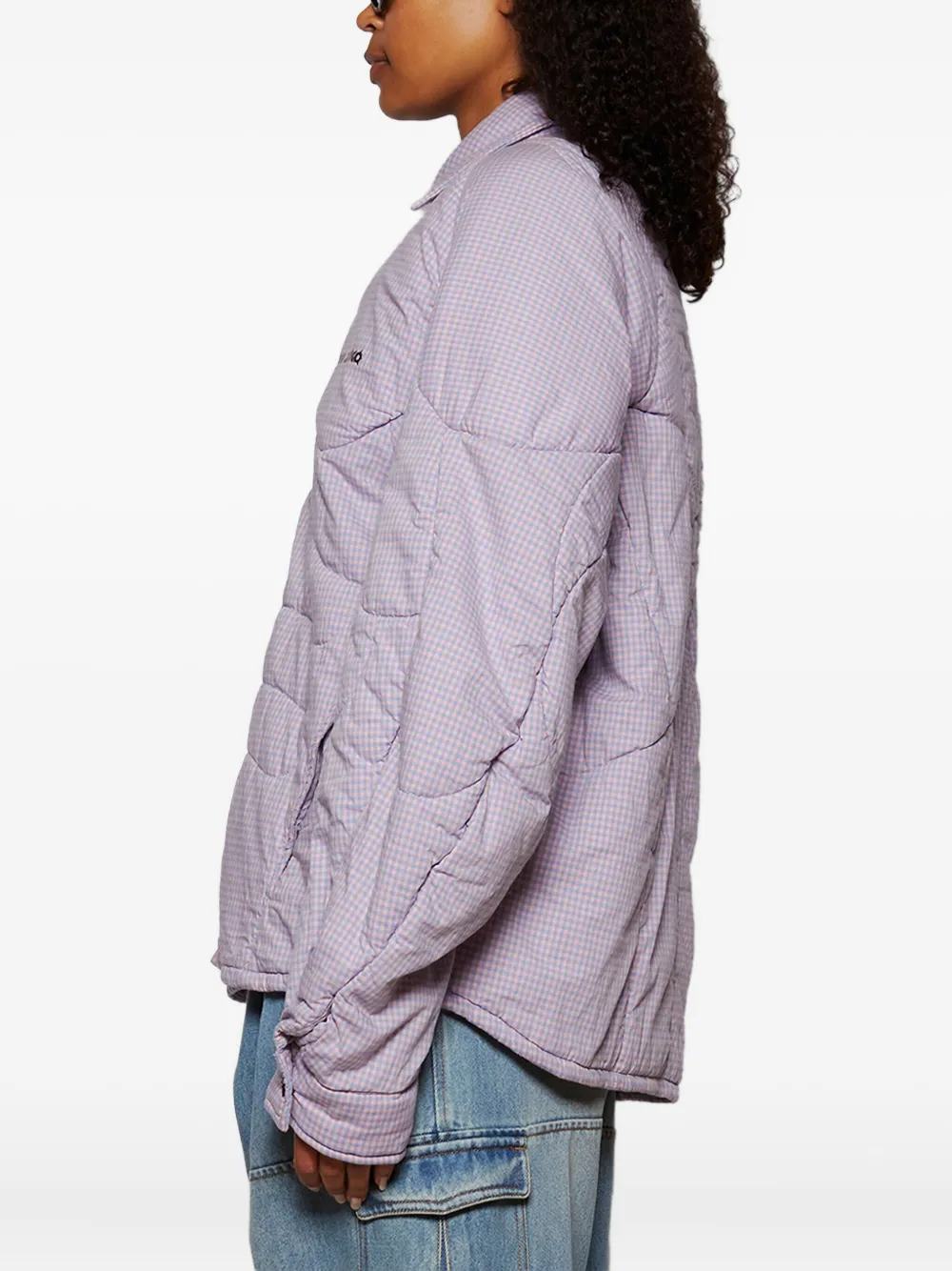 Natasha Zinko cotton quilted jacket Roze