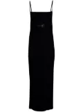 Alexander Wang belted ribbed-knit dress - Black