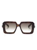 Bvlgari Serpenti oversize sunglasses - Brown