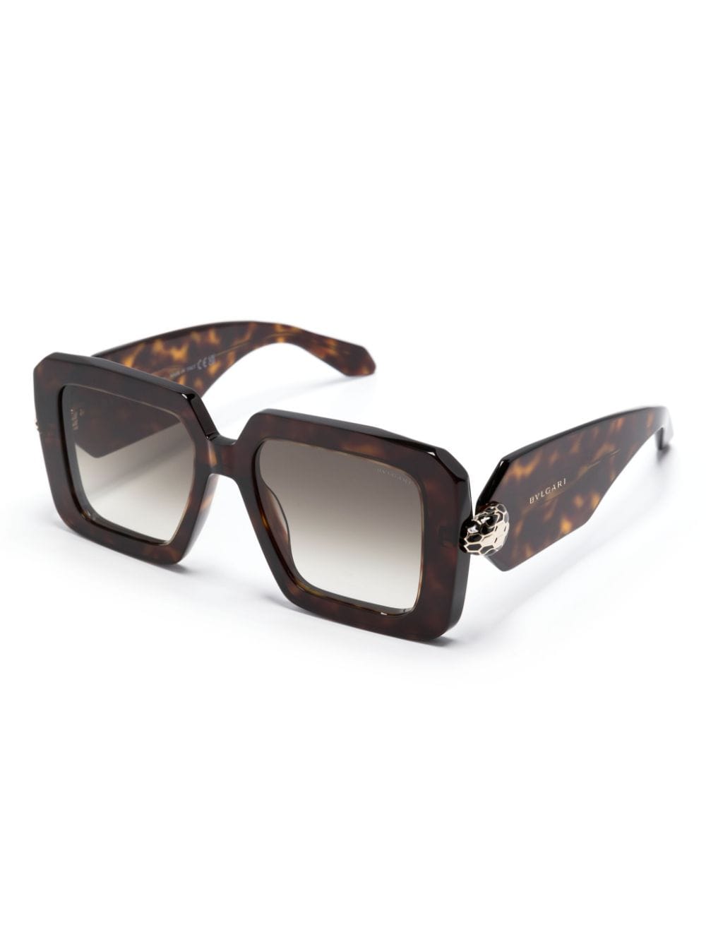 Bvlgari Serpenti oversize sunglasses - Bruin