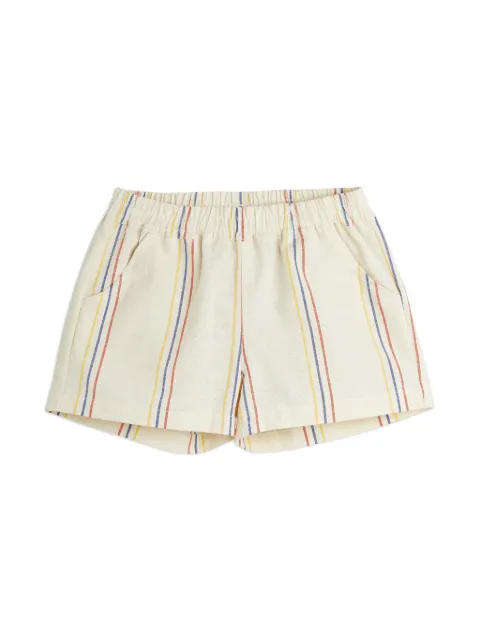 Mini Rodini shorts con pretina elástica y motivo de rayas