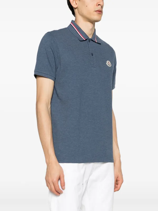 Moncler pique polo discount