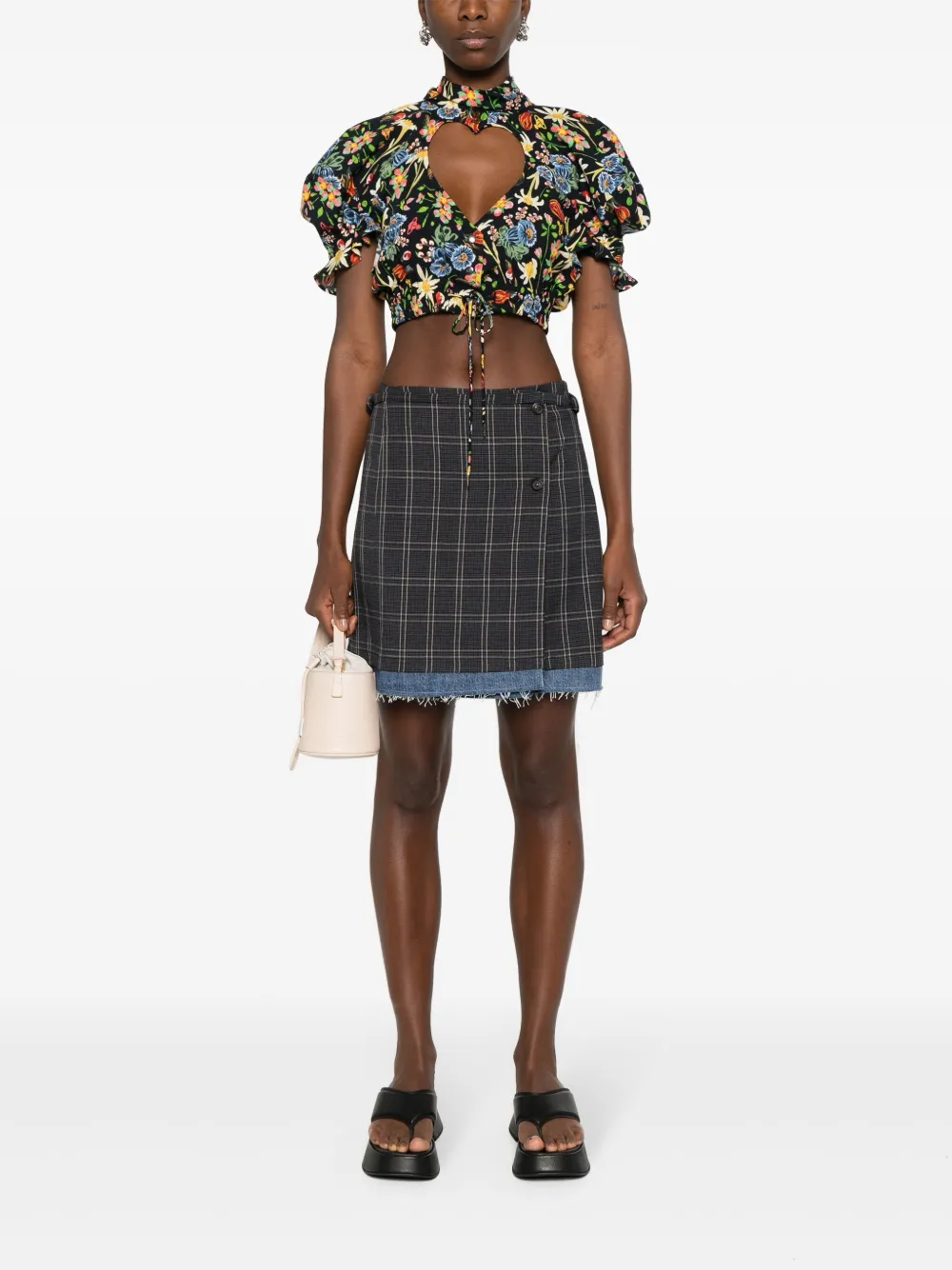 Vivienne Westwood Blouse met bloemenprint - Zwart