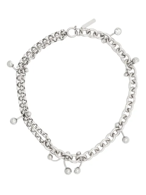 Justine Clenquet Holly piercing-detailed necklace
