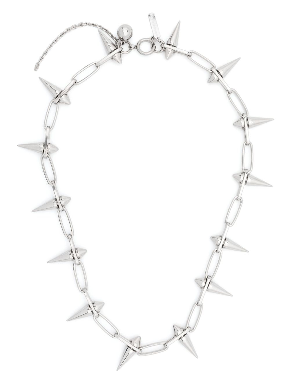 Justine Clenquet James Spiked-chain Necklace In 银色