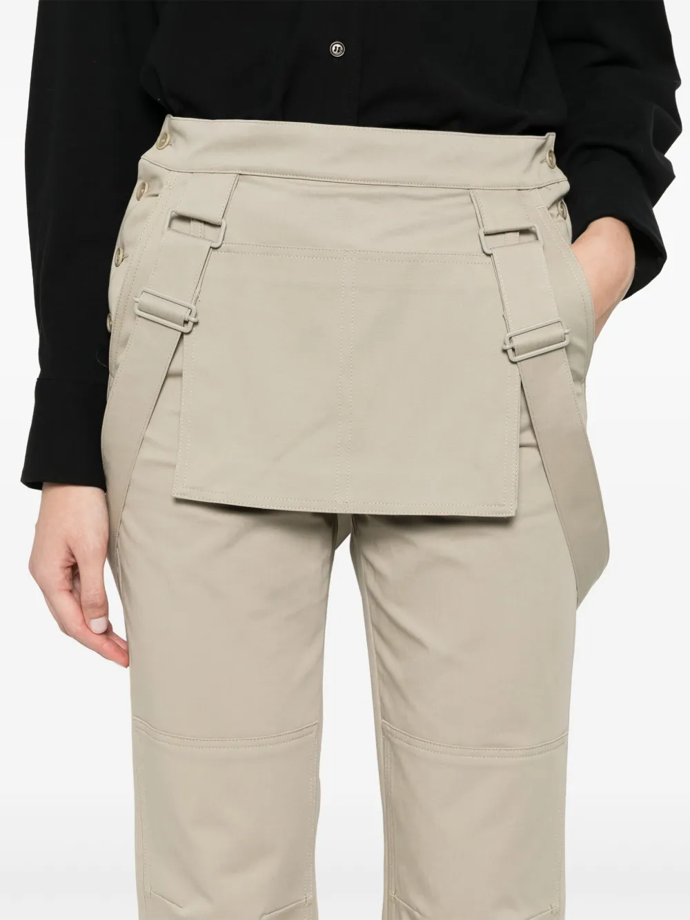 Max Mara Straight-leg Overalls In Green