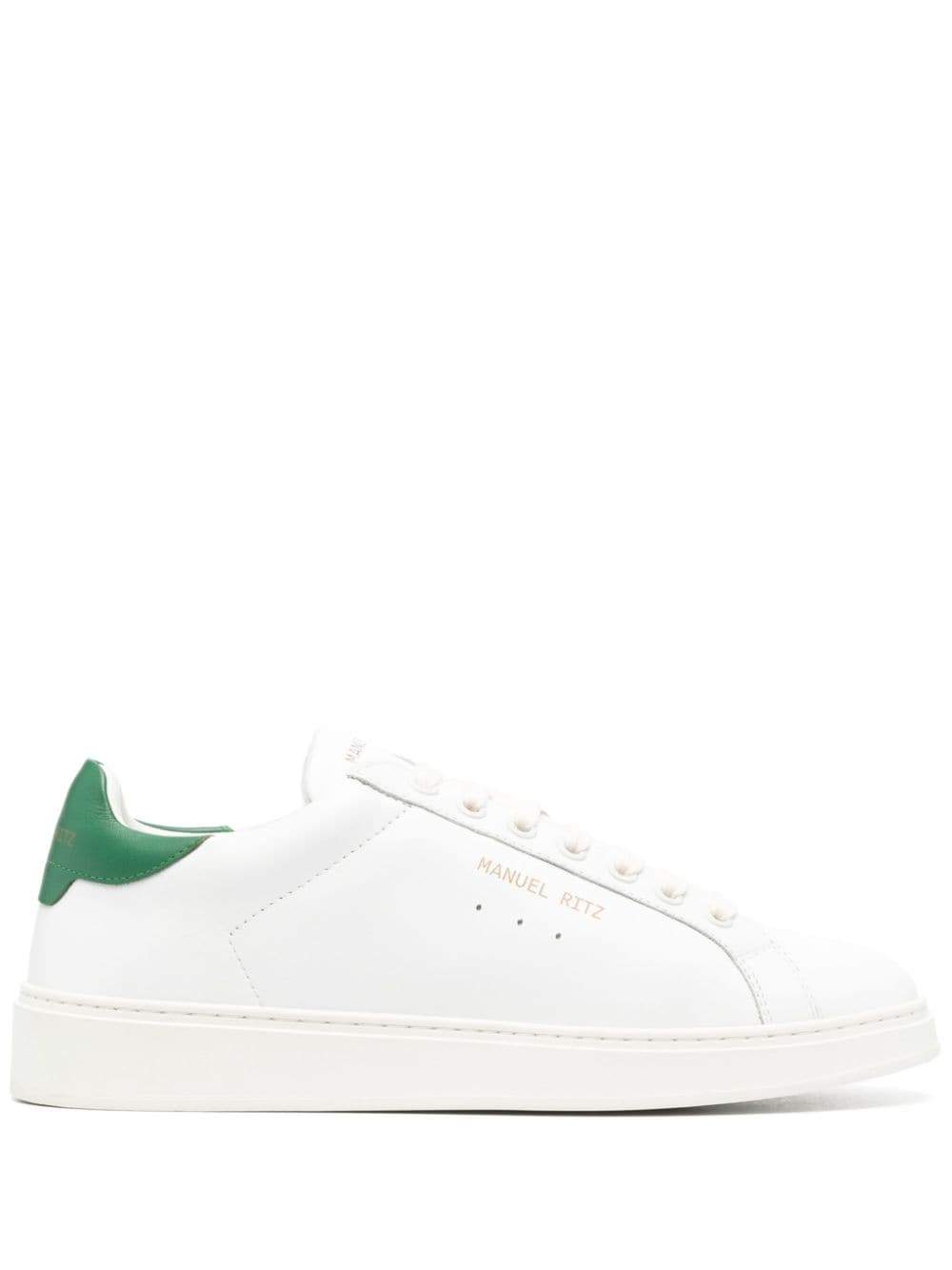 Manuel Ritz Colourblock Panelled Sneakers In White