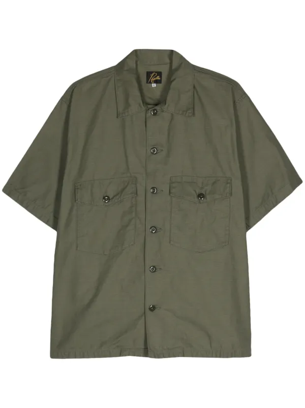 Needles Fatigue ショートスリーブ シャツ | グリーン | FARFETCH JP