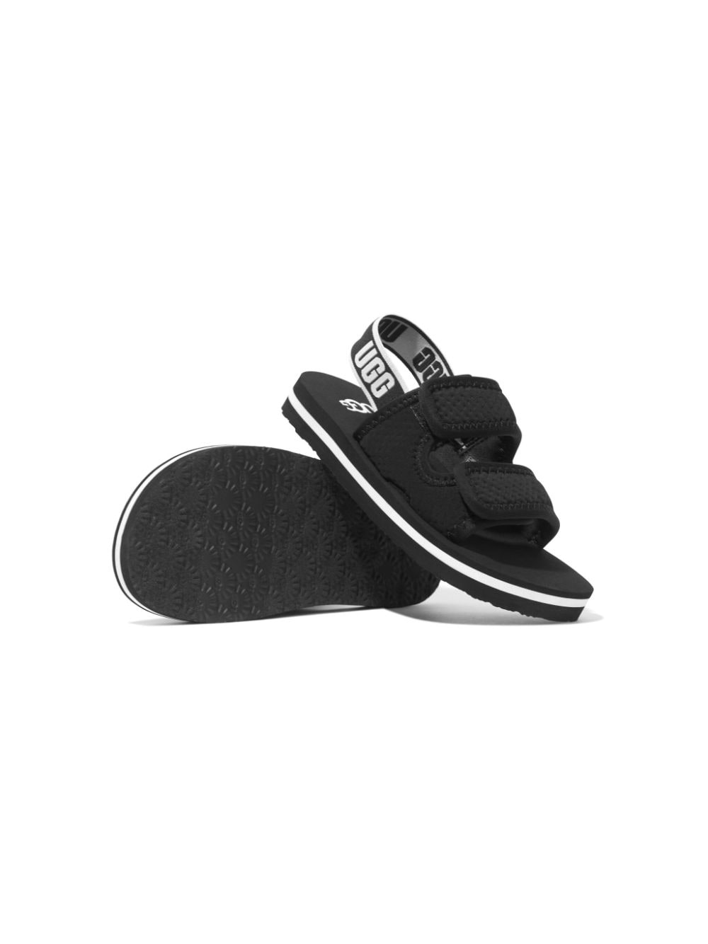 UGG Kids Lennon slingback sandals - Zwart