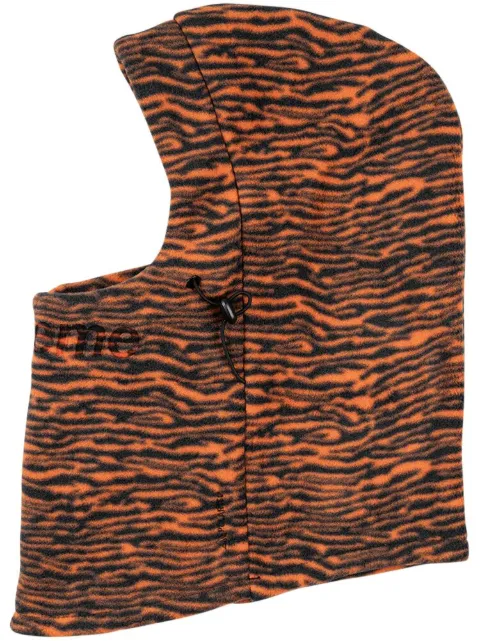 Supreme pasamontañas con estampado de tigre de SUPREME x Polartec