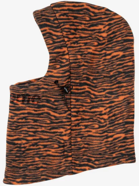 Supreme pasamontañas con estampado de tigre de SUPREME x Polartec