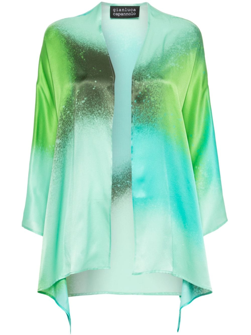 Gianluca Capannolo Eve Abstract Pattern Cardigan In Green