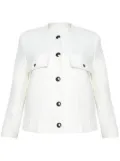 KHAITE Laybin press-stud jacket - White