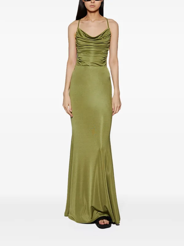 La SEMAINE Keira Maxi Women Skirt - Green
