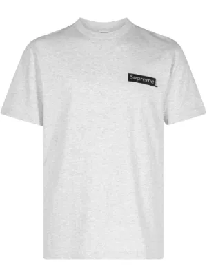 Supreme logo-print Cotton T-shirt | Grey | FARFETCH