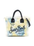 MC2 Saint Barth Kids Colette fringed beach bag - Yellow