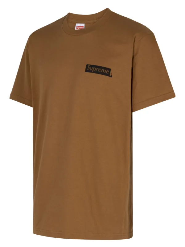 Supreme brown t shirt on sale