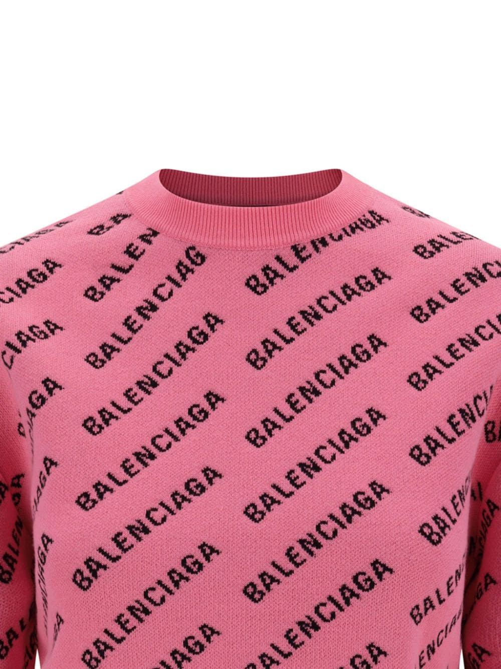 Balenciaga Trui met jacquard - Roze