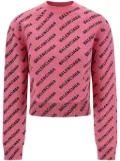 Balenciaga jacquard sweater - Pink