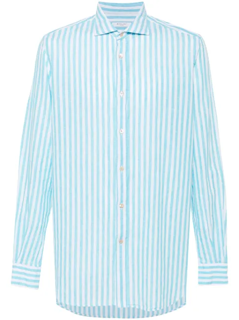 Boglioli long-sleeve striped shirt